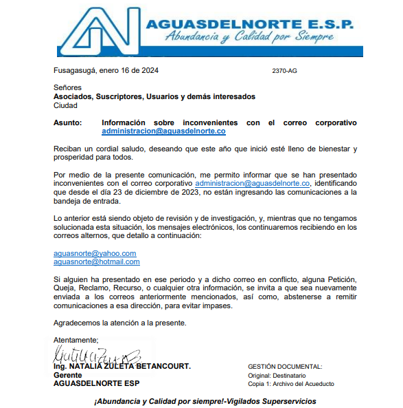 Aguas del Norte
